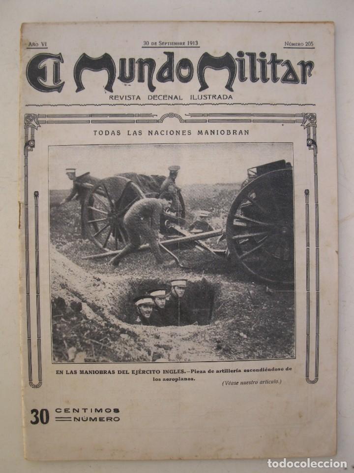 Military Antiques: EL MUNDO MILITAR - A&Ntilde;O VI - N&ordm; 205 - SEPTIEMBRE DE 1913.
