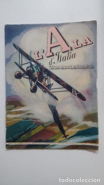 Militaria: L'ALA D'ITALIA. 1 SETTEMBRE 1938. XVI. ITALIA FASCISTA. MUSSOLINI. AVIACION ITALIANA. TDKR49