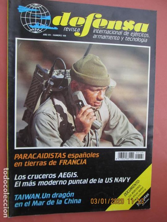 Military Antiques: DEFENSA REVISTA INTERNACIONAL DE EJERCITOS , ARMAMENTO Y TECNOLOGIA N&ordm; 169  - PARACAIDISTAS