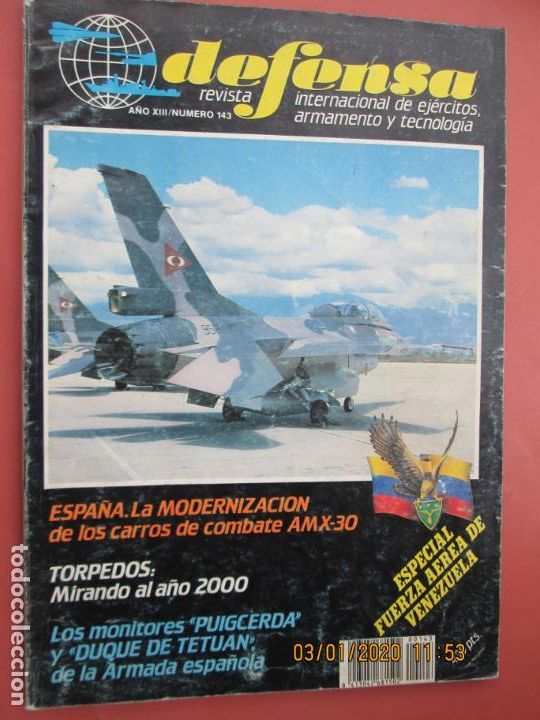 Military Antiques: DEFENSA REVISTA INTERNACIONAL DE EJERCITOS , ARMAMENTO Y TECNOLOGIA N&ordm; 143 - TORPEDOS