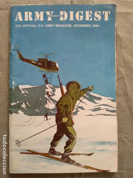 Military Antiques: army digest magacine december 1964