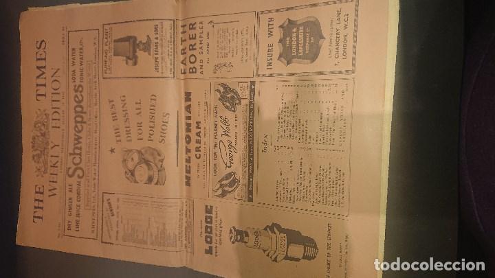Military Antiques: ANTIGUO PERIODICO THE TIMES - WEEKLY EDITION N&ordm; 3423 - AGOSTO DE 1942 . EN INGLES - LEER DESCRIPCION