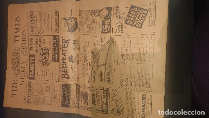 Military Antiques: ANTIGUO PERIODICO THE TIMES - WEEKLY EDITION N&ordm; 3440 - DICIEM DE 1942 . EN INGLES - LEER DESCRIPCION