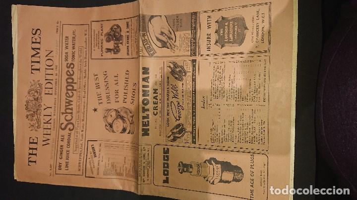 Military Antiques: ANTIGUO PERIODICO THE TIMES - WEEKLY EDITION N&ordm; 3427 - DICIEMBRE DE 1942. EN ING - LEER DESCRIPCION