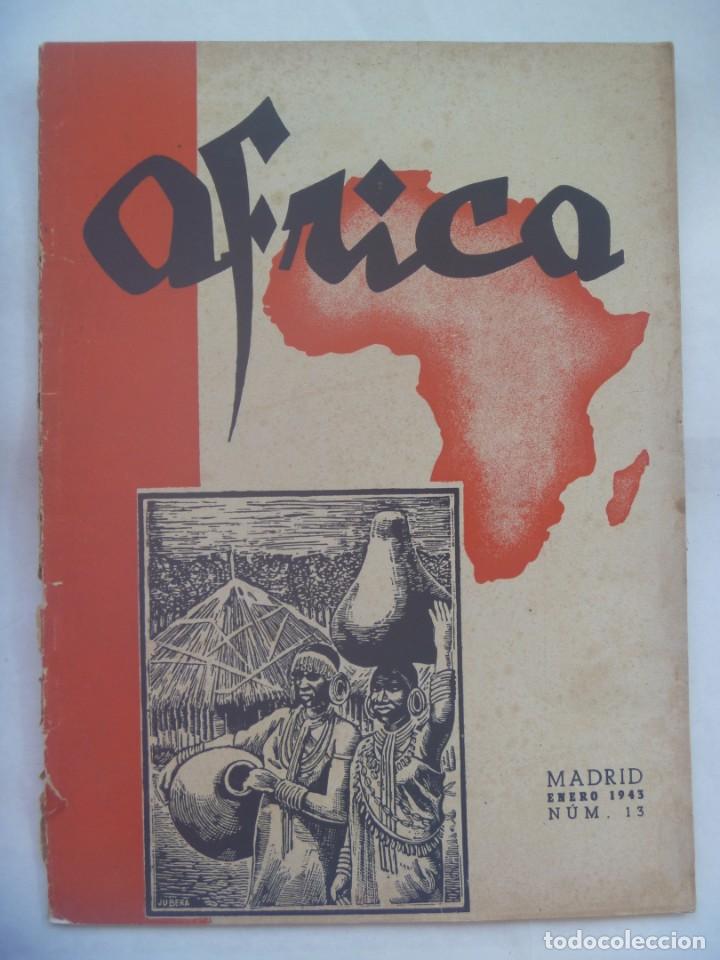 Militaria: AFRICA, N&ordm; 13, 1943: COSTUMBRES GUINEA, GUERRA EN AFRICA 1942, EL SULTAN, ETC