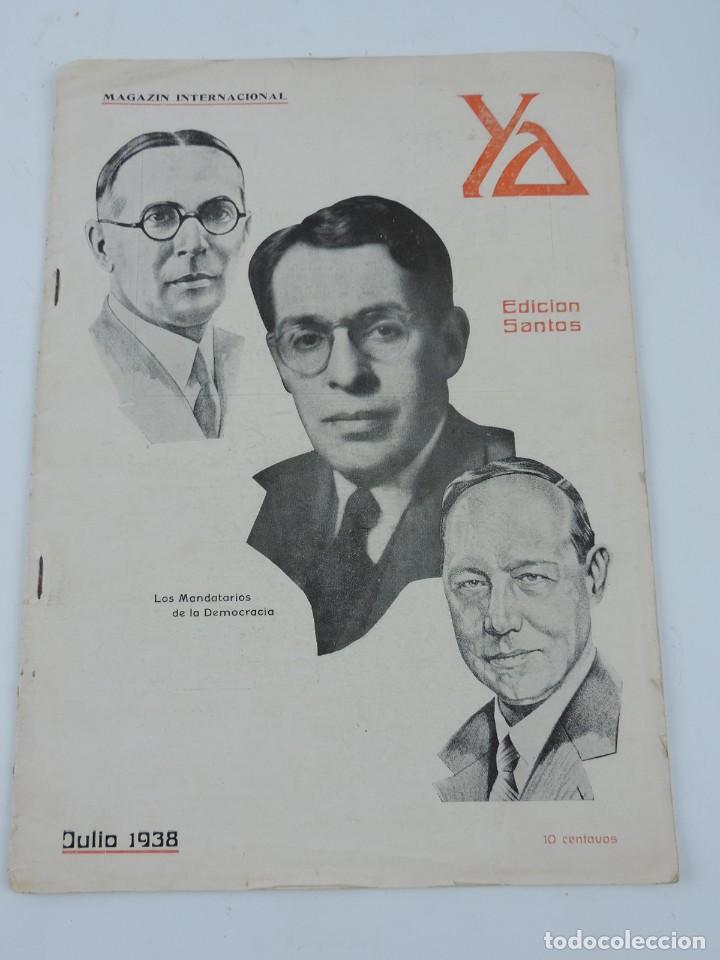Militaria: REVISTA ENCUADERNADA YA MAGAZIN INTERNACIONAL, DIRECTOR MANUEL GONGORA ECHENIQUE, EDITADA EN COLOMBI