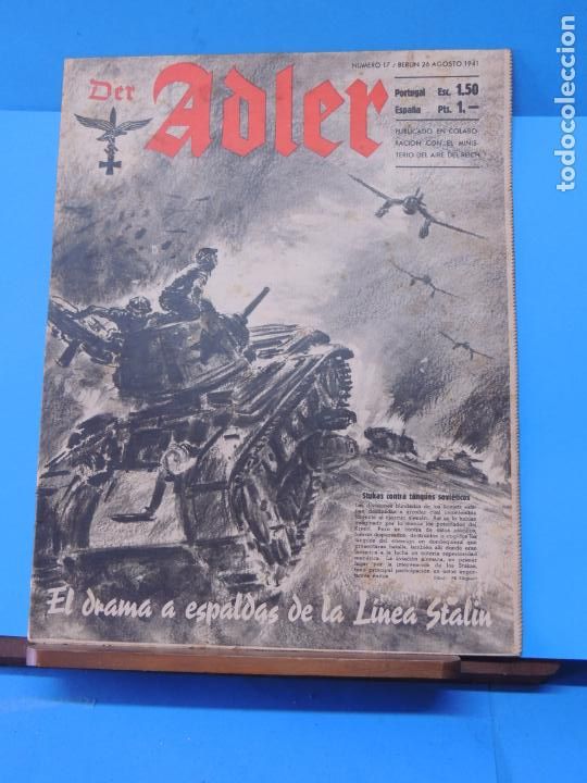 Military Antiques: DER ADLER . BERLIN 26 AGOSTO 1941 . (PORTADA) . EL DRAMA A ESPALDAS DE LA LINEA STALIN