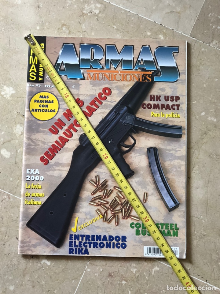 Militaria: ARMAS Y MUNICIONES. N 170. HK USP COMPACT. MP 5. Cartucho 7,65 browning