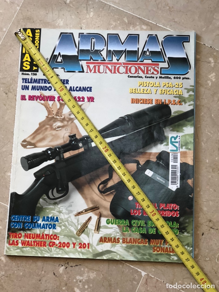 Militaria: ARMAS Y MUNICIONES. N 126. Oct 96. La casa de campo. PSA-25. S&W 622 VR.