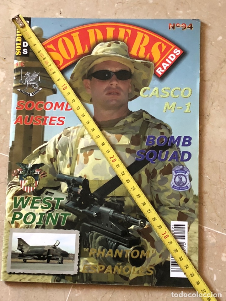 Militaria: SOLDIERS RAIDS. N 94. Julio 03. Escuela de submarinos de la armada. Casco M-1. Phantom.