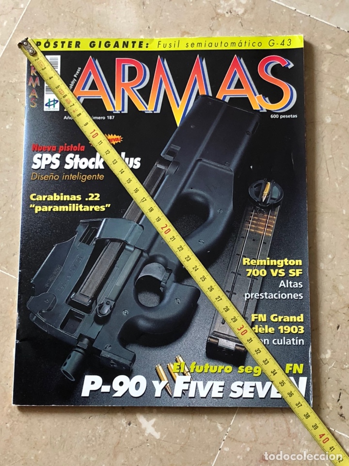 Militaria: ARMAS N 187. Dic-1997. Carabinas 22 paramilitares. FN 1903. Gamo hunter y R-77.