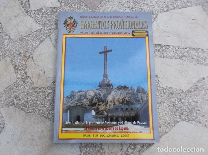 Militaria: sargentos provisionales n&ordm; 118, 2005, benito alonso: el primero de alemania y el ultimo de possad