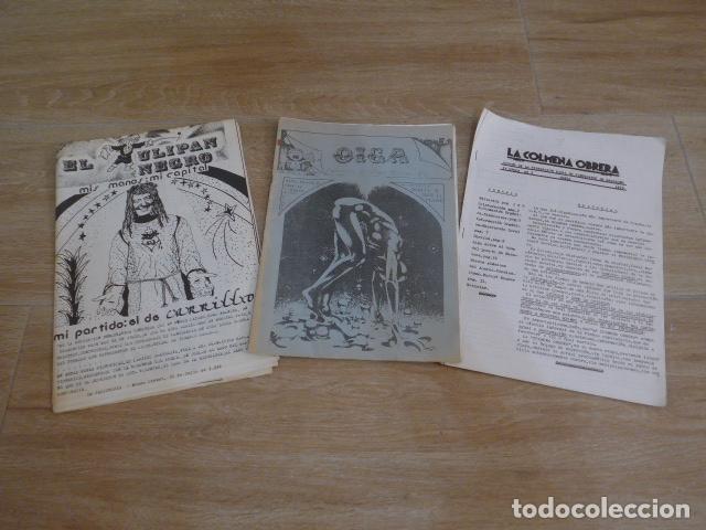 Military Antiques: Lote antiguo de 3 revista rara de CNT, TRANSICION POLITICA. variedad.