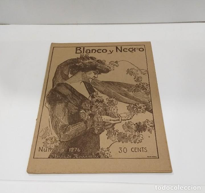 Military Antiques: BLANCO Y NEGRO N&ordm; 1276 DEL 31 - 10 -1915- FLORES DE NOVIEMBRE