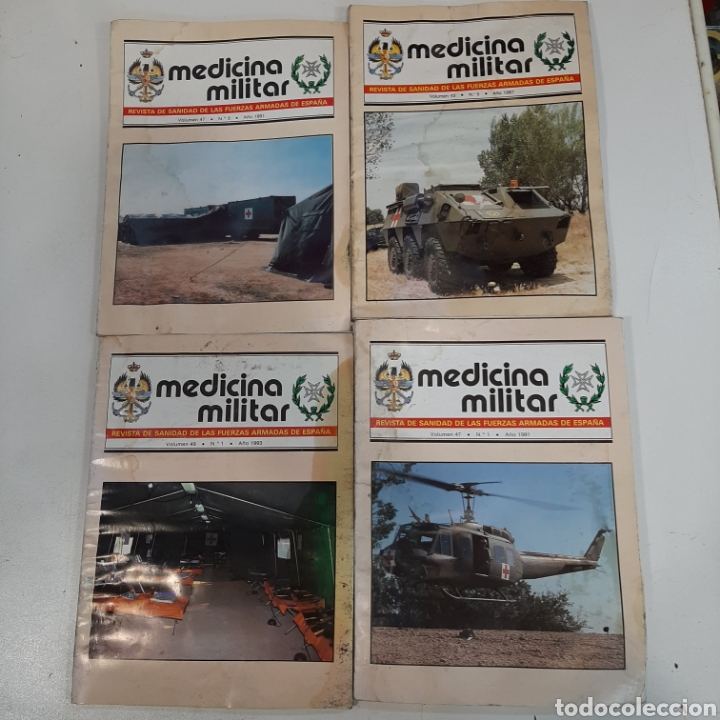 Militaria: Revistas medicina militar 87,91,93