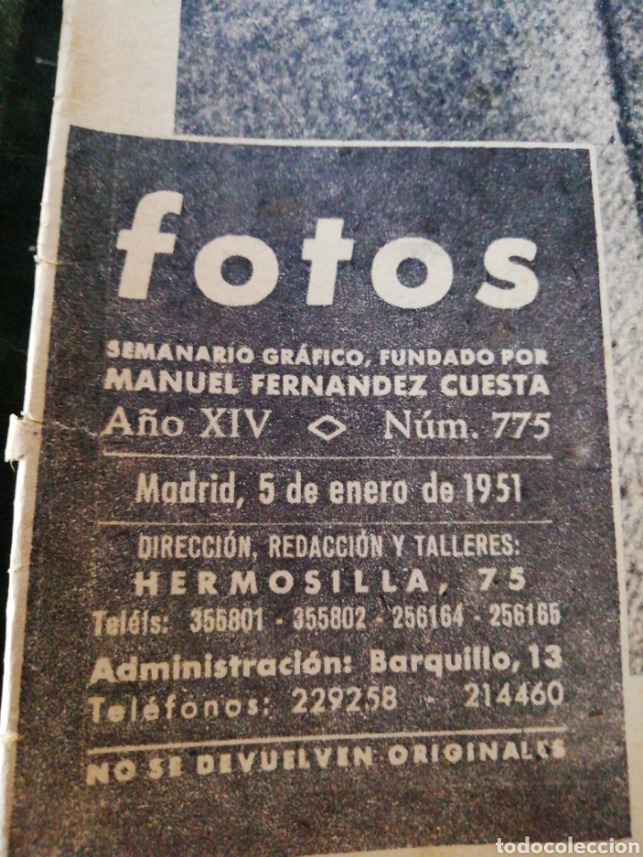 Militaria: Revista Fotos 5/01/1951 Francisco Franco - Foto 2 - 209367927