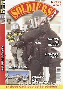 Militaria: Revista Soldiers Raids n&ordm; 212. ref. rsr-212
