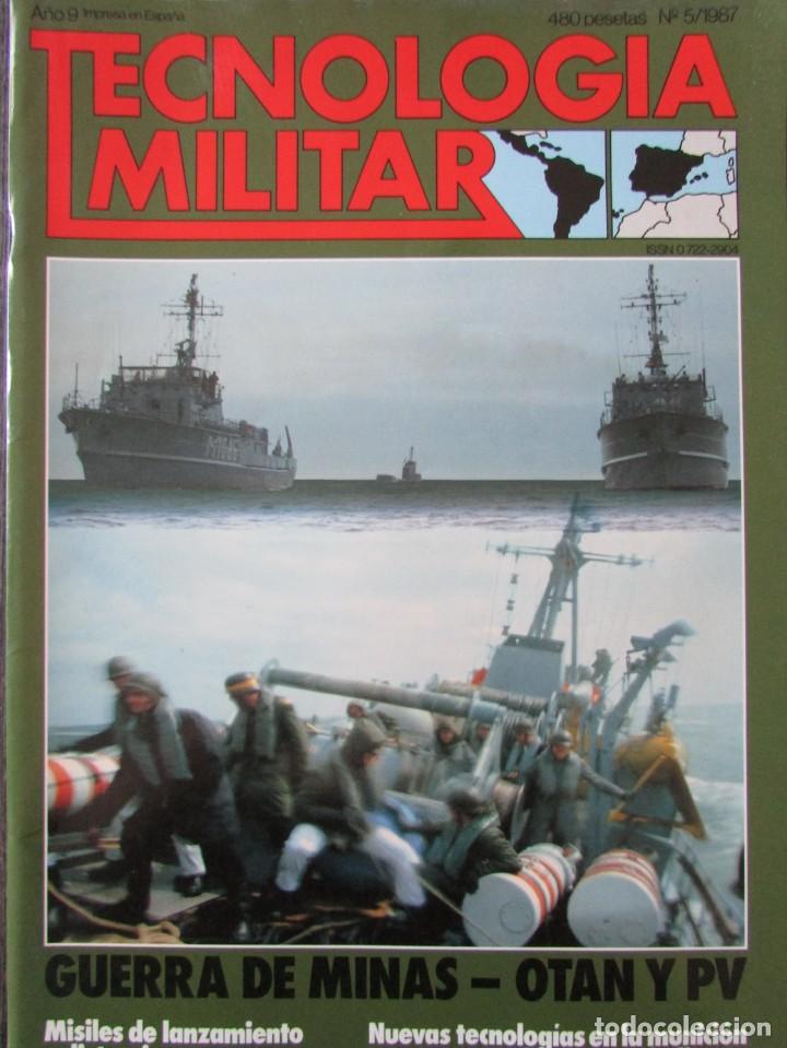 Militaria: TECNOLOG&Iacute;A MILITAR N&ordm; 5 1987 GUERRA DE MINAS, MISILES DE LANZAMIENTO A DISTANCIA SEGURA...