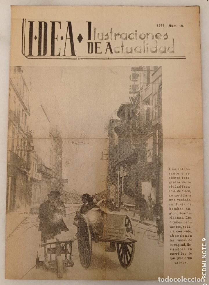 Militaria: Peri&oacute;dico - Idea. Ilustraciones de Actualidad - II Guerra Mundial. N&deg; 19. 1944