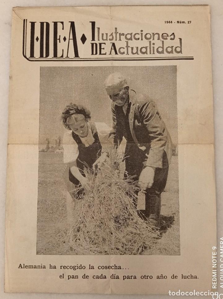 Militaria: Peri&oacute;dico - Idea. Ilustraciones de Actualidad - II Guerra Mundial. N&deg; 27. 1944