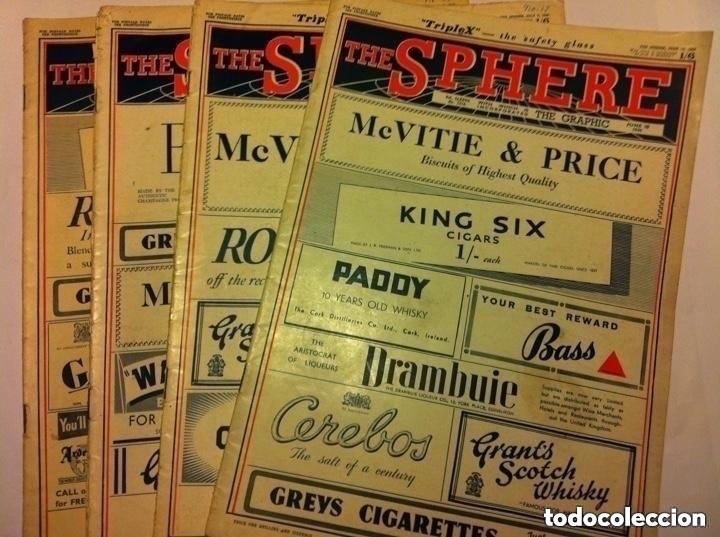 Militaria: the sphere - 4 ejemplares de 1942 a 1944 - muy bien conservados- num. 2206-2267-2270-2316