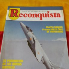 Militaria: REVISTA ” RECONQUISTA” N° 457. 1989. Lote 216706848
