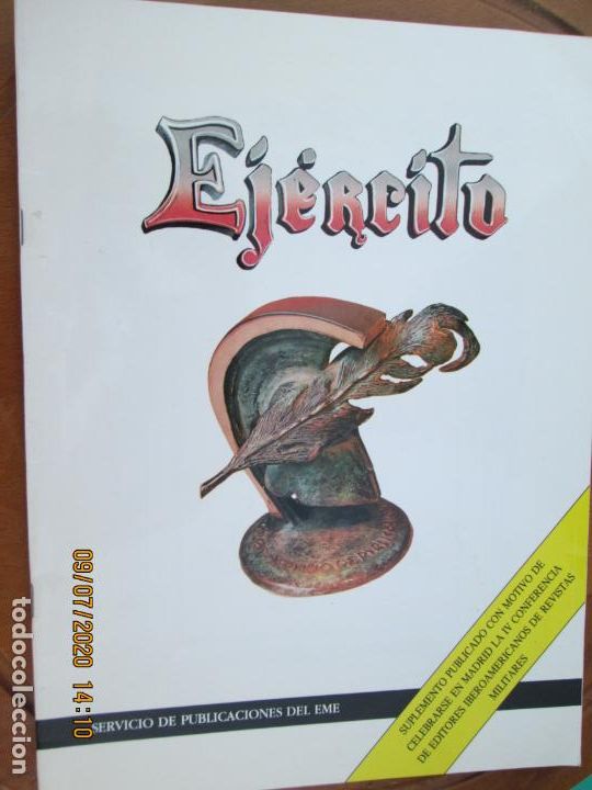 Militaria: EJERCITO , SERVICIO DE PUBLICACIONES DEL EME - SUPLEMENTO PUBLICADO EN IV CONFERENCIA DE EDITORES