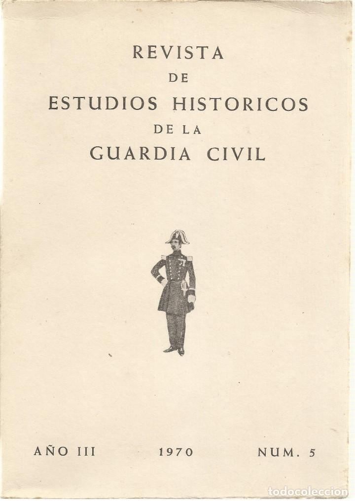 Militaria: REVISTA DE ESTUDIOS HISTORICOS DE LA GUARDIA CIVIL N.&ordm; 5 (Escuela de huerfanos de la guardia civil