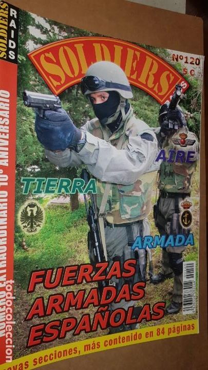Military Antiques: Revista militar. SOLDIERS. N&Uacute;MERO 120