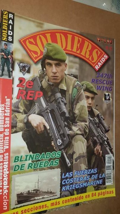 Militaria: Revista militar. SOLDIERS. N&Uacute;MERO 118