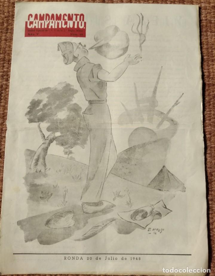 Militaria: CAMPAMENTO - UNIDAD ESPECIAL DE LA I.P.S. DE LA 2&ordf; ZONA - N&ordm; 29 - 1948