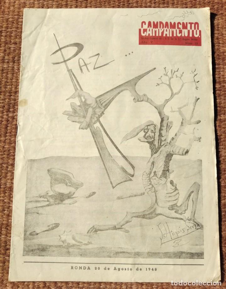 Militaria: CAMPAMENTO - UNIDAD ESPECIAL DE LA I.P.S. DE LA 2&ordf; ZONA - N&ordm; 32 - 1948