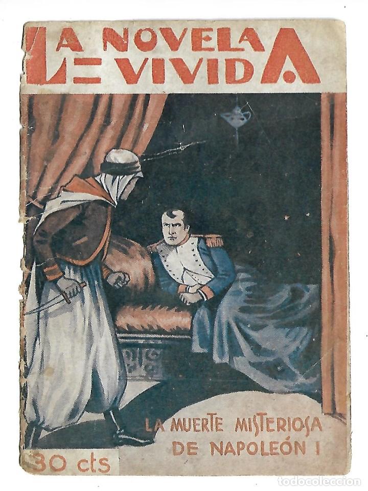 Military Antiques: NOVELA DE 32 Pags, DE LA MUERTE MISTERIOSA DE NAPOLEON DEL 27 - 7- 1.929