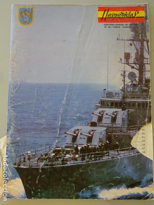 Militaria: REVISTA MILITAR. HESP&Eacute;RIDES CAPITAN&Iacute;A GENERAL DE CANARIAS. FEBRERO 1989. 220GR