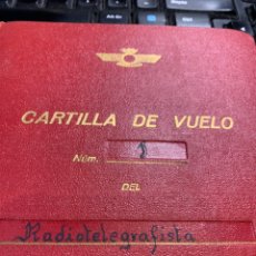 Militaria: CARTILLA DE VUELO - RADIOTELEGRAFISTA - EJÉRCITO DEL AIRE. Lote 224375137