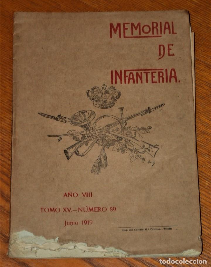 Military Antiques: Memorial de Infanter&iacute;a - A&ntilde;o VIII - Tomo XV - N&ordm; 89 - Junio 1919