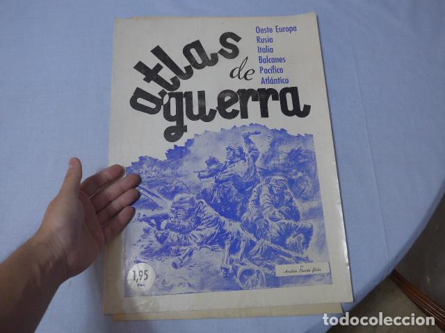 Military Antiques: * Antiguo atlas de guerra hecho en espa&ntilde;a durante la II guerra mundial, original. ZX