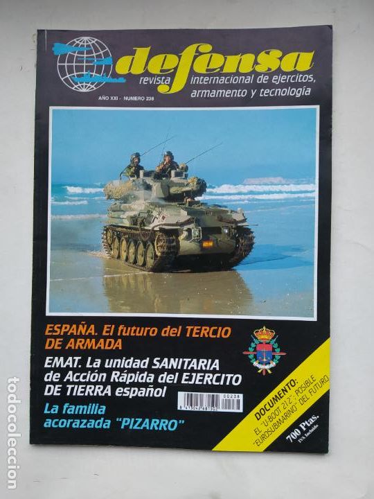 Militaria: DEFENSA. Revista internacional de ej&eacute;rcitos, armamento y tecnolog&iacute;a. A&ntilde;o XX, n&ordm; 238. Espa&ntilde;a. TDKC74