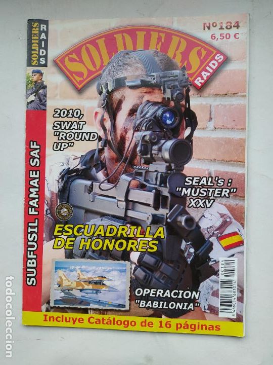 Militaria: REVISTA SOLDIERS RAIDS N&ordm; 184. SWAT ROUND UP. SEAL'S MUSTER XXV. ESCUADRILLA DE HONORES. TDKR76