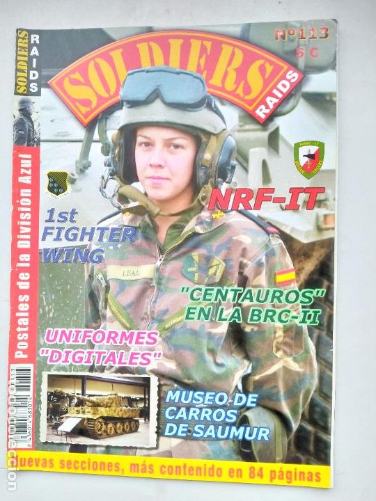 Militaria: REVISTA SOLDIERS RAIDS N&ordm; 113. CENTAUROS EN LA BRC II. MUSEO DE CARROS DE SAUMUR. TDKR75