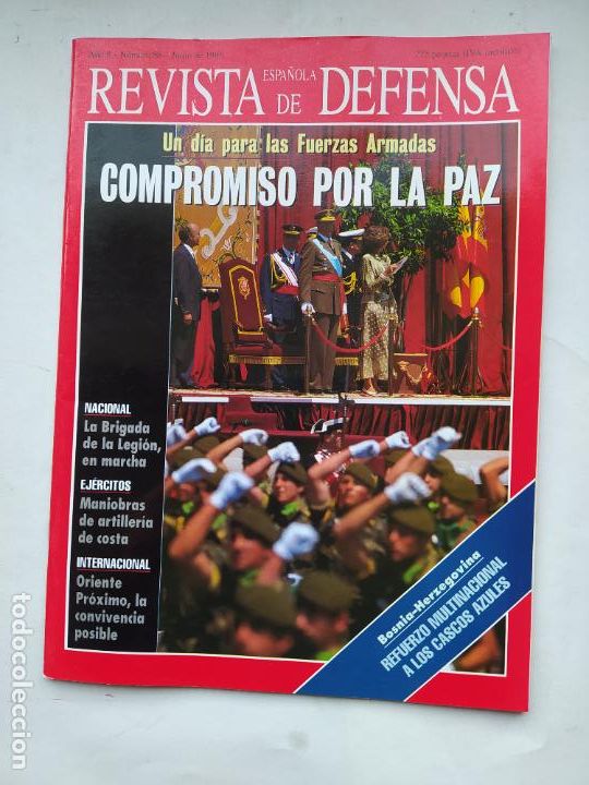 Militaria: REVISTA ESPA&Ntilde;OLA DE DEFENSA N&ordm; 88. A&Ntilde;O 8. JUNIO 1995. DIA FUERZAS ARMADAS. BOSNIA HERZEGOVINA TDKC74