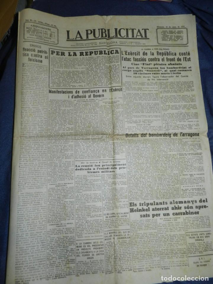 Militaria: (MF) LA PUBLICITAT - 16 MAR&Ccedil; 1938 L'EXERCIT DE LA REP&Uacute;BLICA CONT&Eacute; L'ATAC FACCI&Oacute;S CONTRA EL FRONT EST