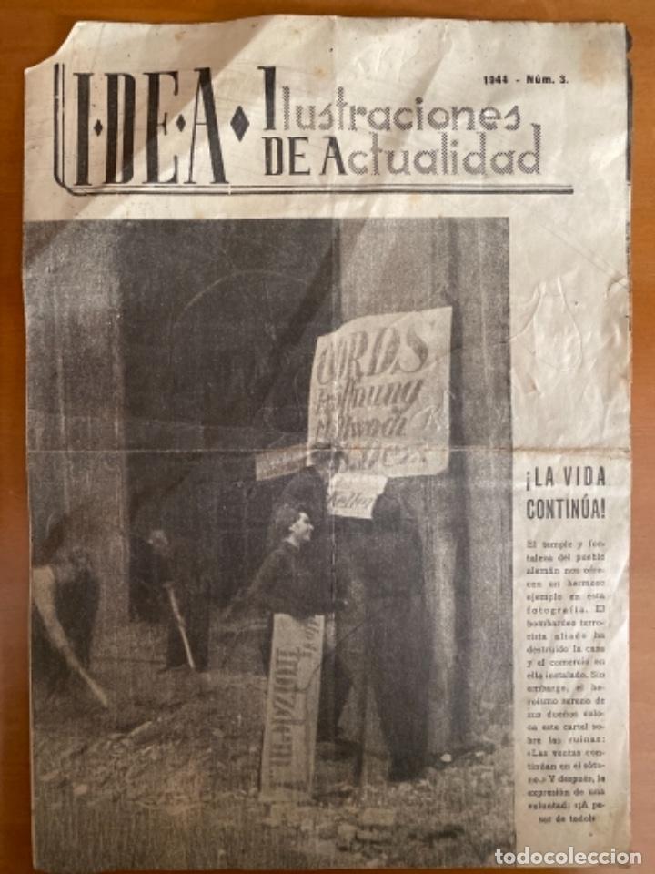 Military Antiques: ANTIGUA PUBLICACI&Oacute;N SEGUNDA GUERRA MUNDIAL ILUSTRACIONES DE ACTUALIDAD IDEA NUM 3 1944