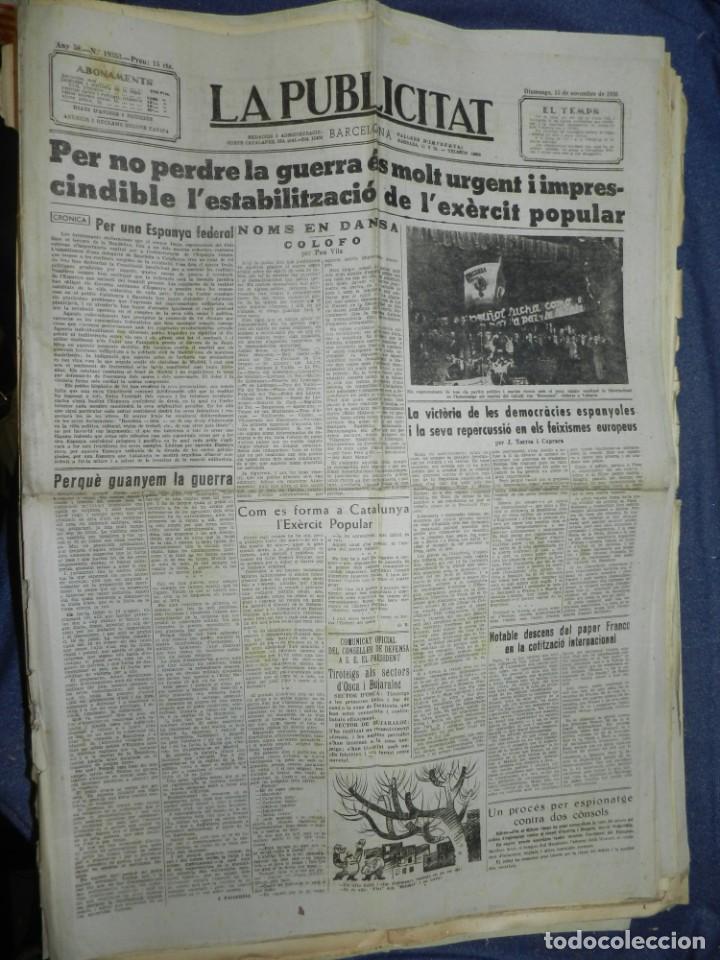 Militaria: (MF) LA PUBLICITAT 15 NOVEMBRE 1936 PER NO PERDRE LA GURAA L'ESTABILITZACI&Oacute; DE L'EXERCIT POPULAR