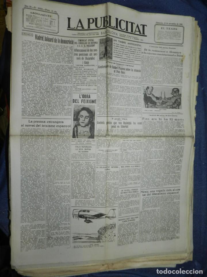 Militaria: (MF) LA PUBLICITAT 18 NOVIEMBRE 1936 UN TIMBRE ANTIFEIXISTA, RAFAEL PICAVEA SOBRE EL PAIS BASC