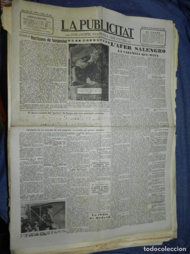 Militaria: (MF) LA PUBLICITAT 20 NOVIEMBRE 1936 L'AFER SALENGRO - LA CATALUNYA QUE MATA