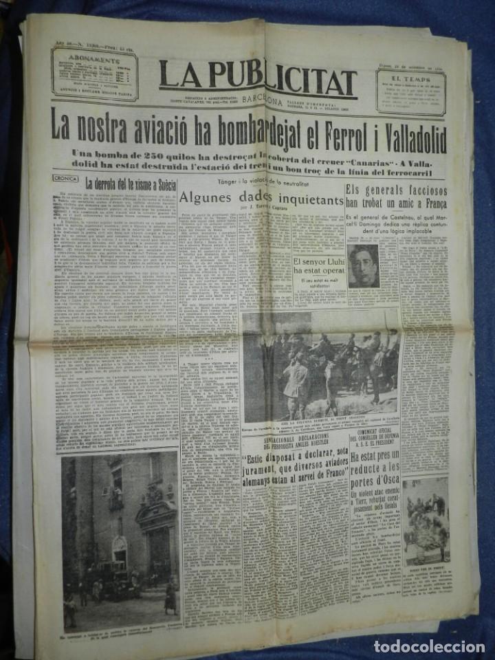 Militaria: (MF) LA PUBLICITAT 24 SETEMBRE 1936 LA NOSTRA AVIACI&Oacute; HA BOMBERDEJAT EL FERROL I VALLADOLID