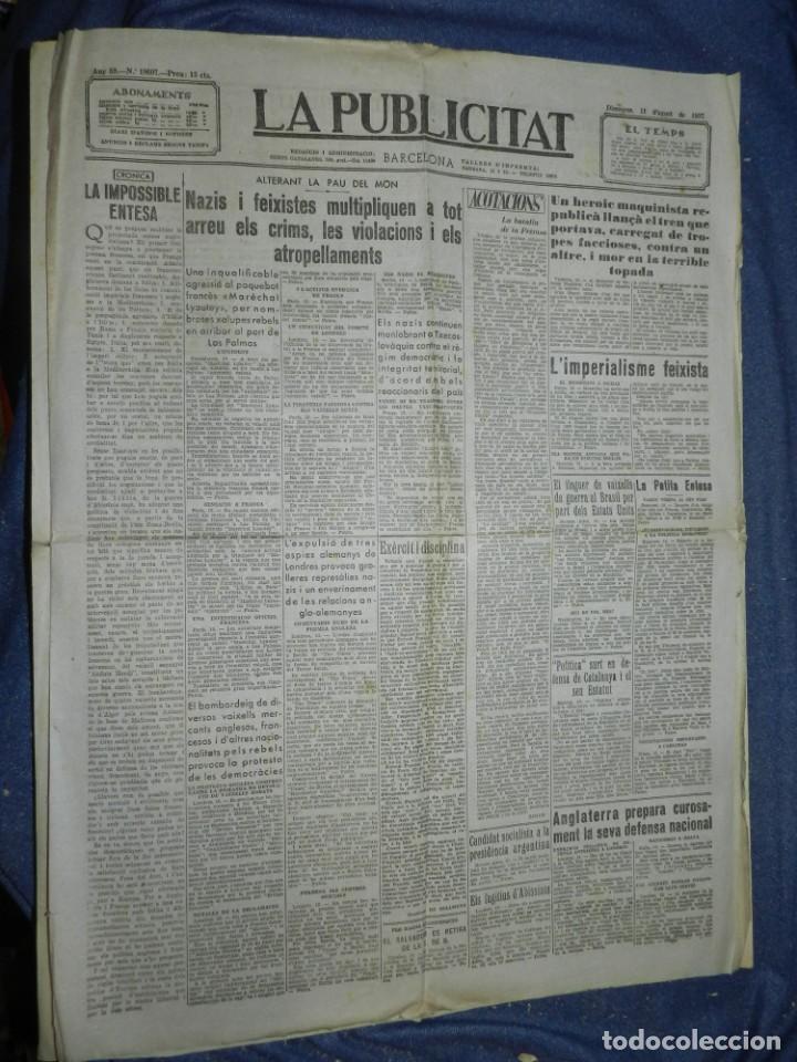 Militaria: (MF) LA PUBLICITAT 11 AGOST 1937 NAZIS I FEIXISTES MULTIMPLIQUN A TOT ARREU ELS CRIMS, VIOLACIONS