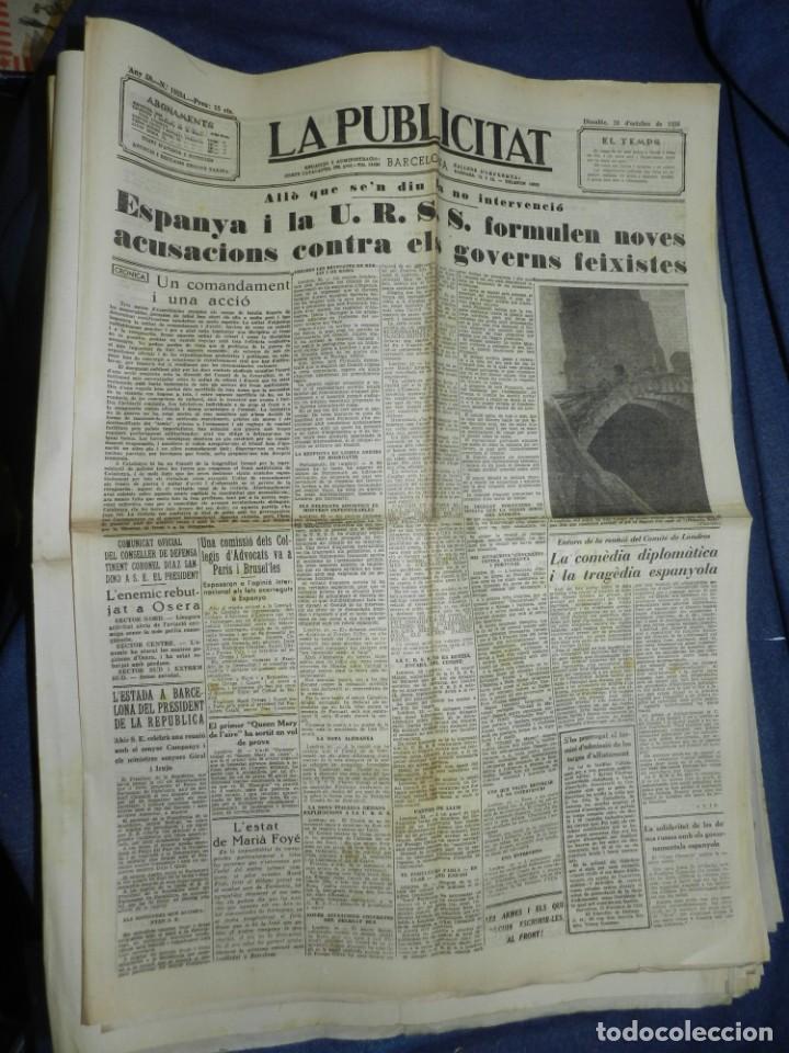 Militaria: (M) LA PUBLICITAT 24 OCTUBRE 1936 ESPANYA I LA URSSACUSACIONS CONTRA ELS GOVERNS FEIXISTES