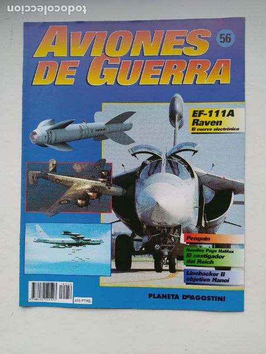 Military Antiques: AVIONES DE GUERRA. FASCICULO N&ordm; 56. PLANETA DE AGOSTINI. EF-111A RAVEN. TDKC97